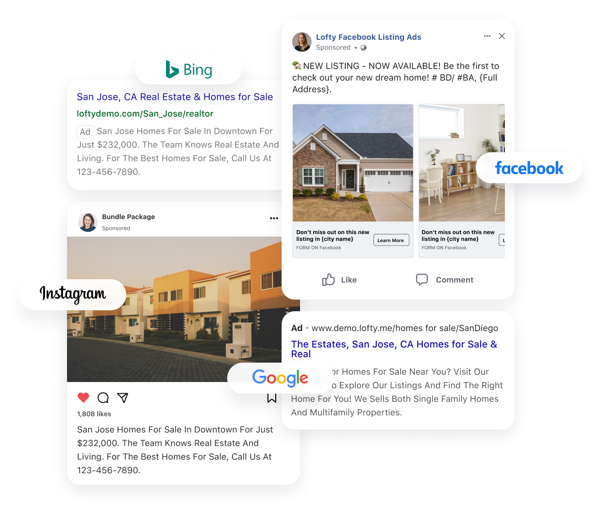 Lofty Leads MVP multi-channel example